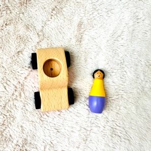 Lovevery Stella and her Speedster car!